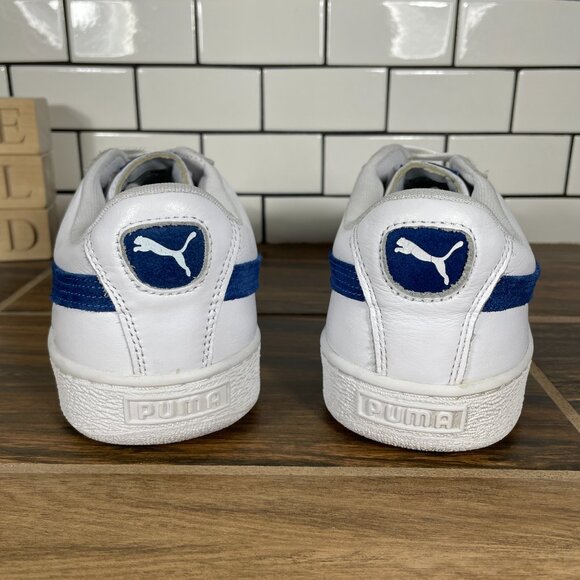 Puma Basket Mens Size 13 Shoes White Leather Low Top Casual Retro Sneakers main image 12